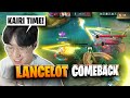 Can Lancelot carry a losing game? | Mobile Legnds