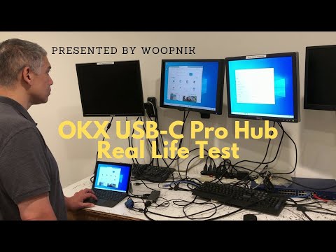 OKX 12 in 1 USB-C Hub - Real Life Test.