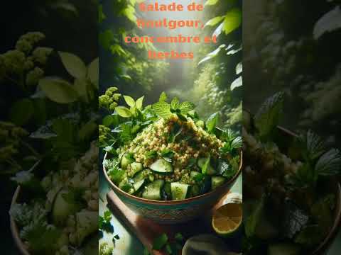 Recette Salade de boulgour aux herbes fraîches