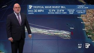 Rob's Full Weather Forecast - 6PM 08/25/2026