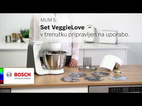 Virtuvinių kombainų priedas Bosch MUZ5VL1 VeggieLove Set video