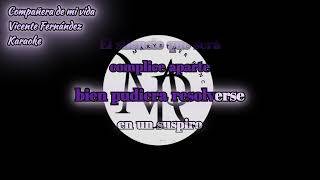 Compañera de mi vida Vicente Fernández Karaoke