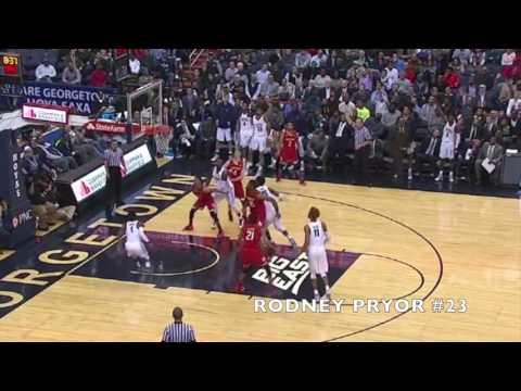 RODNEY PRYOR OFFICIAL 16-17 GEORGETOWN HIGHLIGHT TAPE