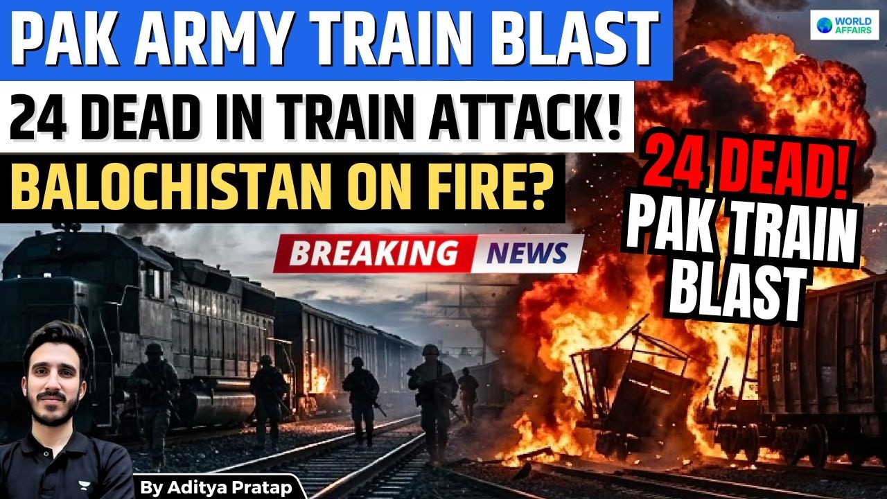 Pakistan Shocked: Explosive Car Rams Military Train In Balochistan, 24 Dead