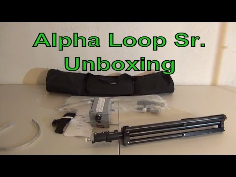 Ham Radio Antenna - Alpha Loop Sr. 6 Section Aluminum Alpha Loop Unboxing And Review