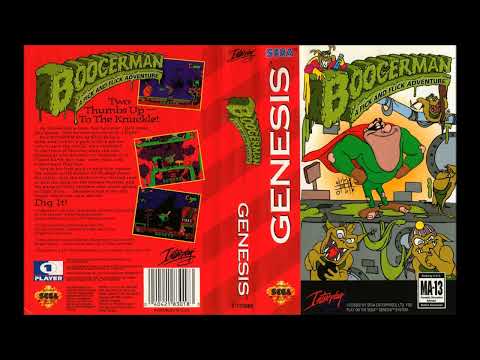 Boogerman: A Pick and Flick Adventure | SEGA Genesis Full Soundtrack OST (Real Hardware)