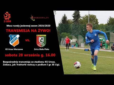 3. liga piłki nożnej Ursus Warszawa vs Znicz Biała Piska [28.09.2019]