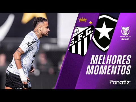Santos 0x1 Botafogo | Melhores Momentos | #Brasileirão2025