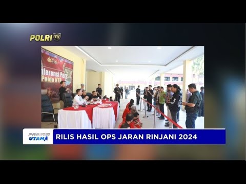 POLDA NTB RILIS KASUS OPS JARAN RINJANI