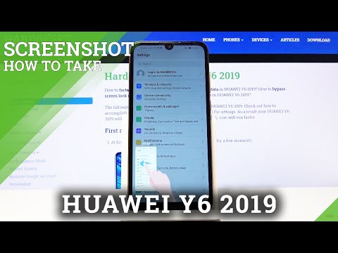 How to Take a Screenshot in Huawei Y6 (2019) - Save Display Content