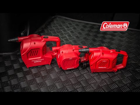 Coleman QuickPump Range For Faster Inflation and Deflation