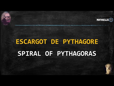 MATHSCLIC : ESCARGOT DE PYTHAGORE