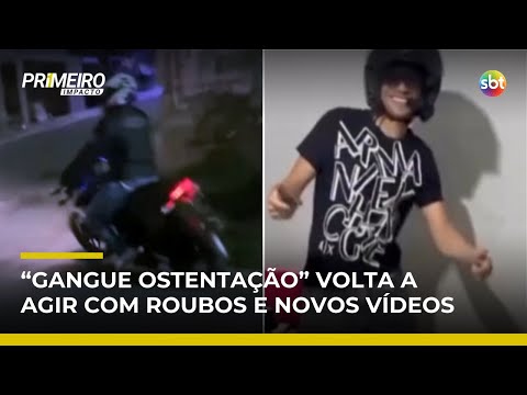 Roubos de motos e ostentação nas redes: gangue volta a agir na Grande SP | #PrimeiroImpacto