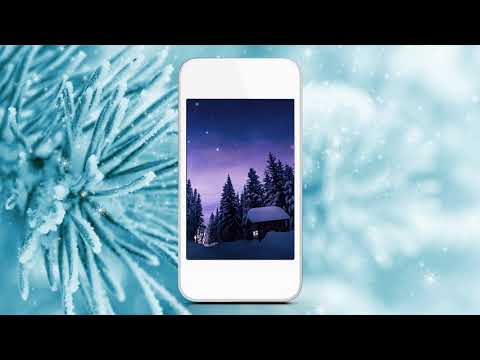 Christmas Snow Live Wallpaper Magic Sound Effects Video