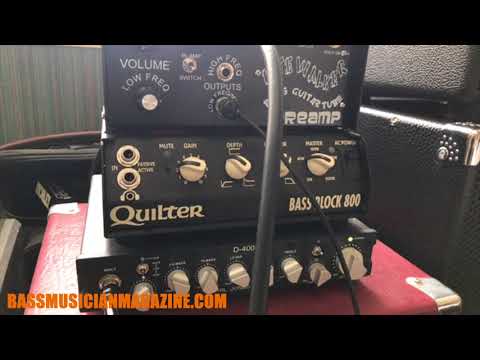 Bass Musician Magazine Reviews The Nitewalker Bass Pre-Amp