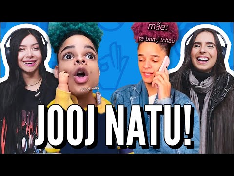 JOVENS REAGEM A OS MELHORES TIKTOKS DO JOOJ NATU