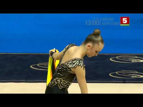 Khrystyna Pohranychna Ribbon Final World Challenge Cup Minsk 2021