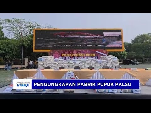DITRESKRIMSUS POLDA JABAR UNGKAP PABRIK PUPUK PALSU