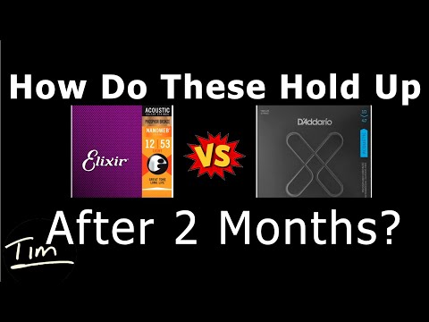 D'Addario XT vs Elixir Nanoweb - New vs Old Guitar String Comparisons