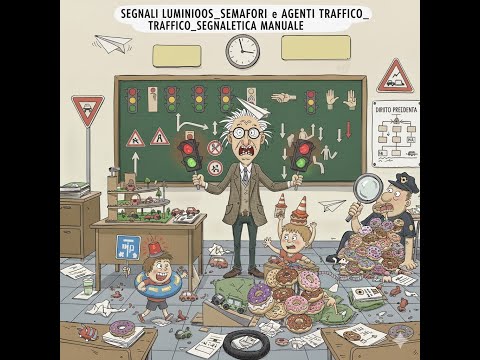 10 SEGNALI LUMINOSI  semafori e AGENTI DEL TRAFFICO  segnaletica manuale