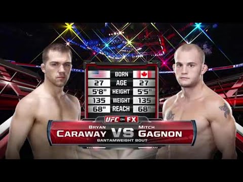 Bryan Caraway vs Mitch Gagnon full fight
