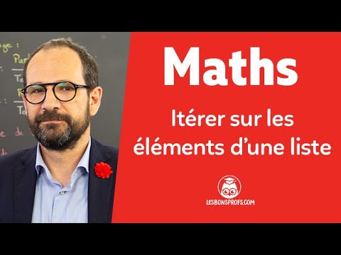 Itérer sur les éléments d'une liste