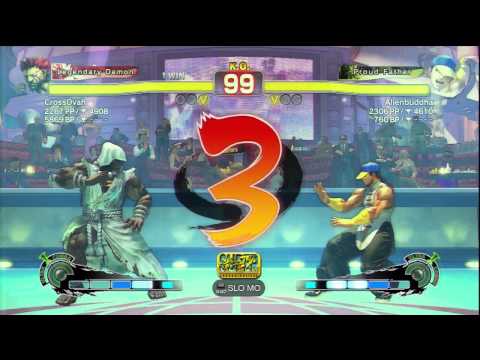 Alienbuddha (Blanka-Yun) VS CrossOvah (Akuma) - TWWT Group B (PS3)