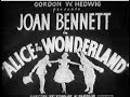 1930 Alice in Wonderland short, Joan Bennett, music by Irving Berlin