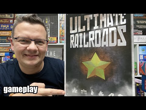 Ultimate Railroads (Hans im Glück / asmodee) - gameplay mit Elias - ab 14 Jahren