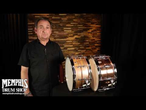 Ludwig Copper Phonic Snare Drums at Memphis Drum Shop