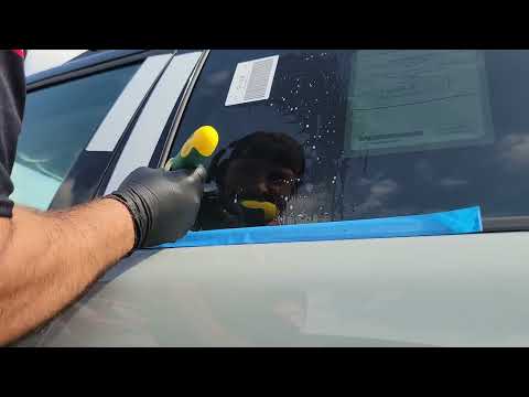 How to Remove Graffiti Paint Overspray From Glass, Windows, Windshields | 2023 FORD BRONCO EDITION!