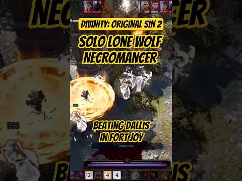 Solo Lone Wolf Necromancer: Beating Dallis in Fort Joy #DivinityOriginalSin2