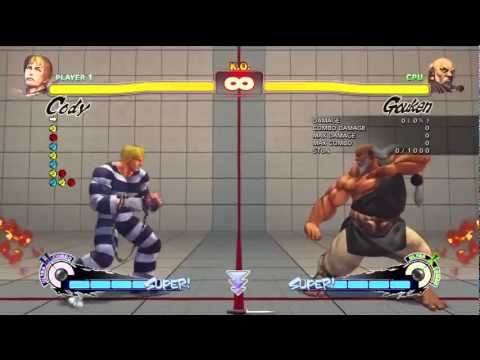 SSFIV AE2012 Cody's character specific combos