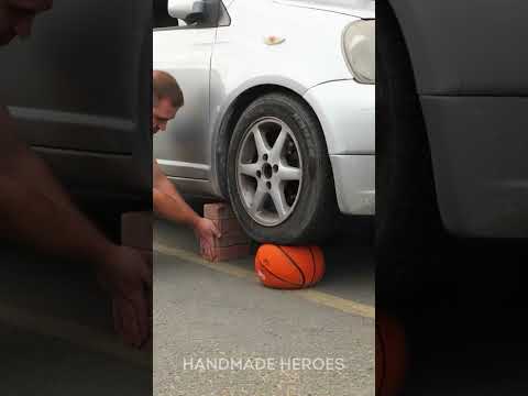 How to sse a basketball to lift your heavy car