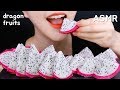 JUICY DRAGON FRUIT ASMR FRUITS EATING ASMR NO TALKING ドラゴンフルーツ食べる音