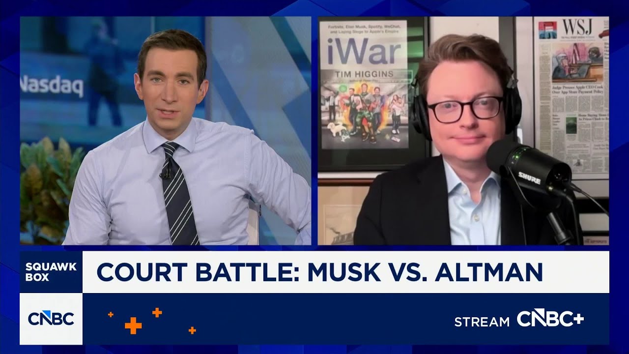 In many ways Elon Musk 'has already won' against OpenAI's Sam Altman, says WSJ's Tim Higgins