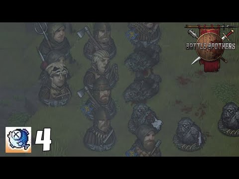 Battle Brothers - Ep 4 - Welcoming Party - No Shields Challenge! Veteran Ironman