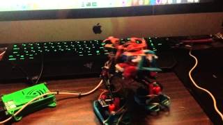 Biped Walker Range of motion Live test 1