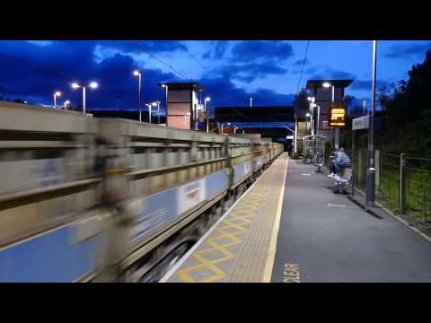 Freight Train At Waltham Cross At Night 9 May 2015