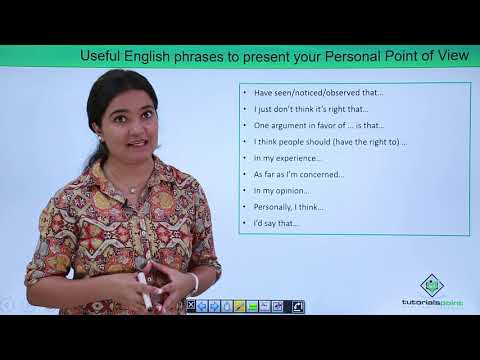 Useful English Phrases to Present your Personal point of View