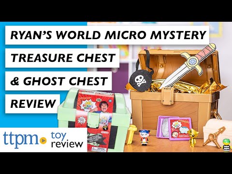 Ryan S World Cap N Ryan S Micro Mystery Treasure Chest And Ghost Chest From Bonkers Toys