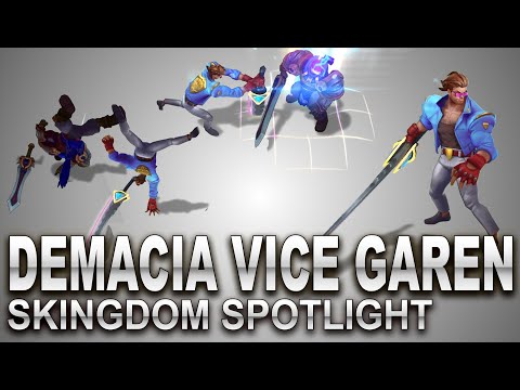 Demacia Vice Garen Skin Spotlight | SKingdom - League of Legends