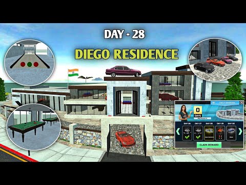 Day - 28 - Diego Residence Claimed - Car Simulator 2 - New Update Daily Bonus 1.59.11