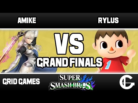 Amike (Corrin) VS Rylus (Villager/Olimar/Cloud) | Grid WiiU BiWeekly 10 | Grand Finals