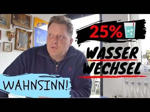 Koi Blog #194 - Ein Wasserwechsel in unseren Teichen von 25%...