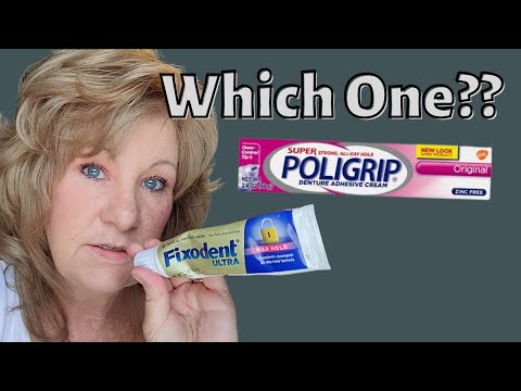 Fixodent VS  Poligrip Denture Adhesive Review