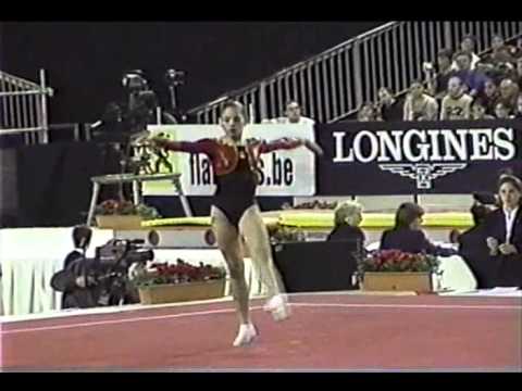 5th TQ ESP Alba Planas FX   2001 World Gymnastics Championships 8 45
