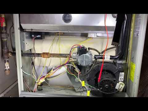 TRANE 💩 XR90 NO HEAT , BLOWS COLD AIR ,  EASY FIX, DIY ,