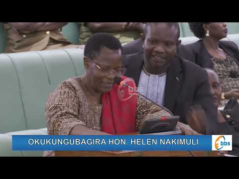 Hon. Betty Nambooze kimususeeko ng'ayogera ku Hon. Nakimuli mu Palamenti