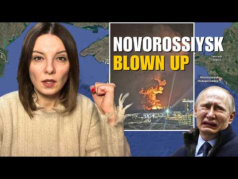 NOVOROSSIYSK BLOWN UP, VORONEZH, SARATOV ON FIRE: PANIC & CHAOS IN RUSSIA Vlog 1228: War in Ukraine
